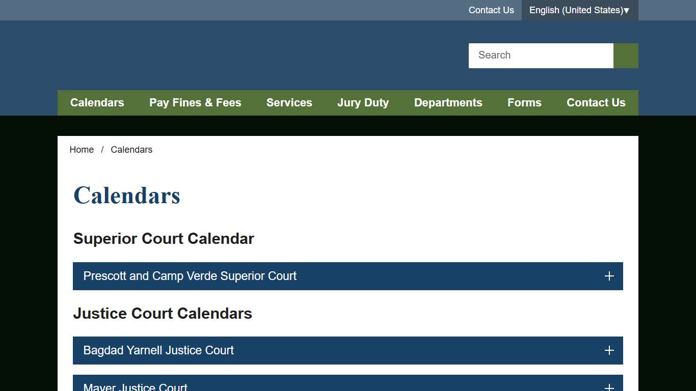 Calendars - Yavapai County Government